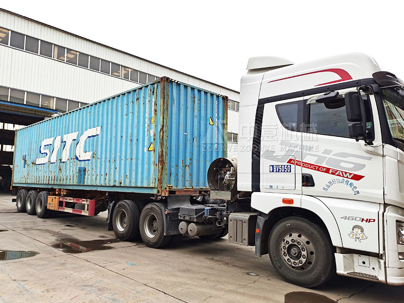 砂石設(shè)備裝車(chē)完畢