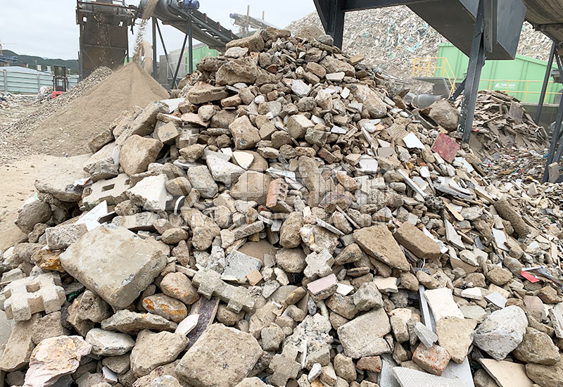 Sorted recycled aggregate